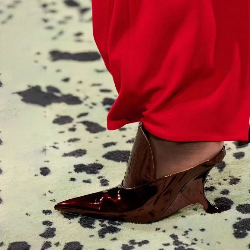 fashion slingbacks sexy high heels pumps pointed toe shoes women pumps party dress shoes spring summer slippers footwear sandals