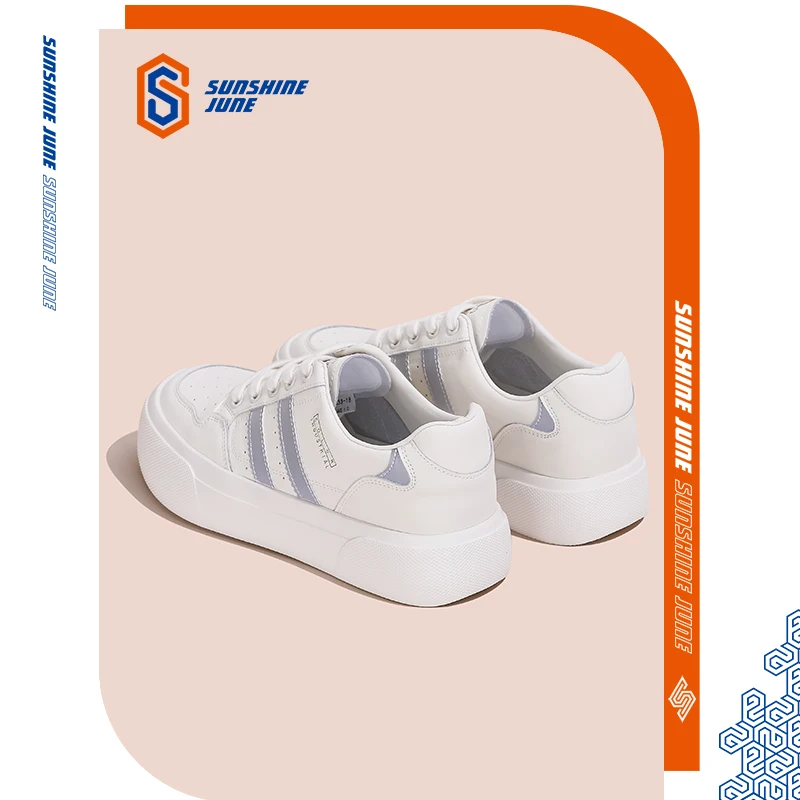 2022 spring and autumn women's white shoes ins thick-soled increased board shoes breathable casual shoes sports shoes