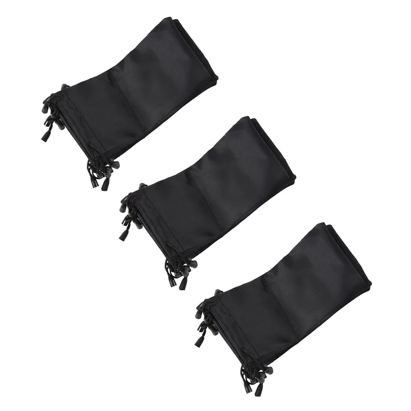 

HOT SALE 30 Black Sunglasses Eyeglasses Cloth Pouch Bag 7.1X3.5 Inch HOT