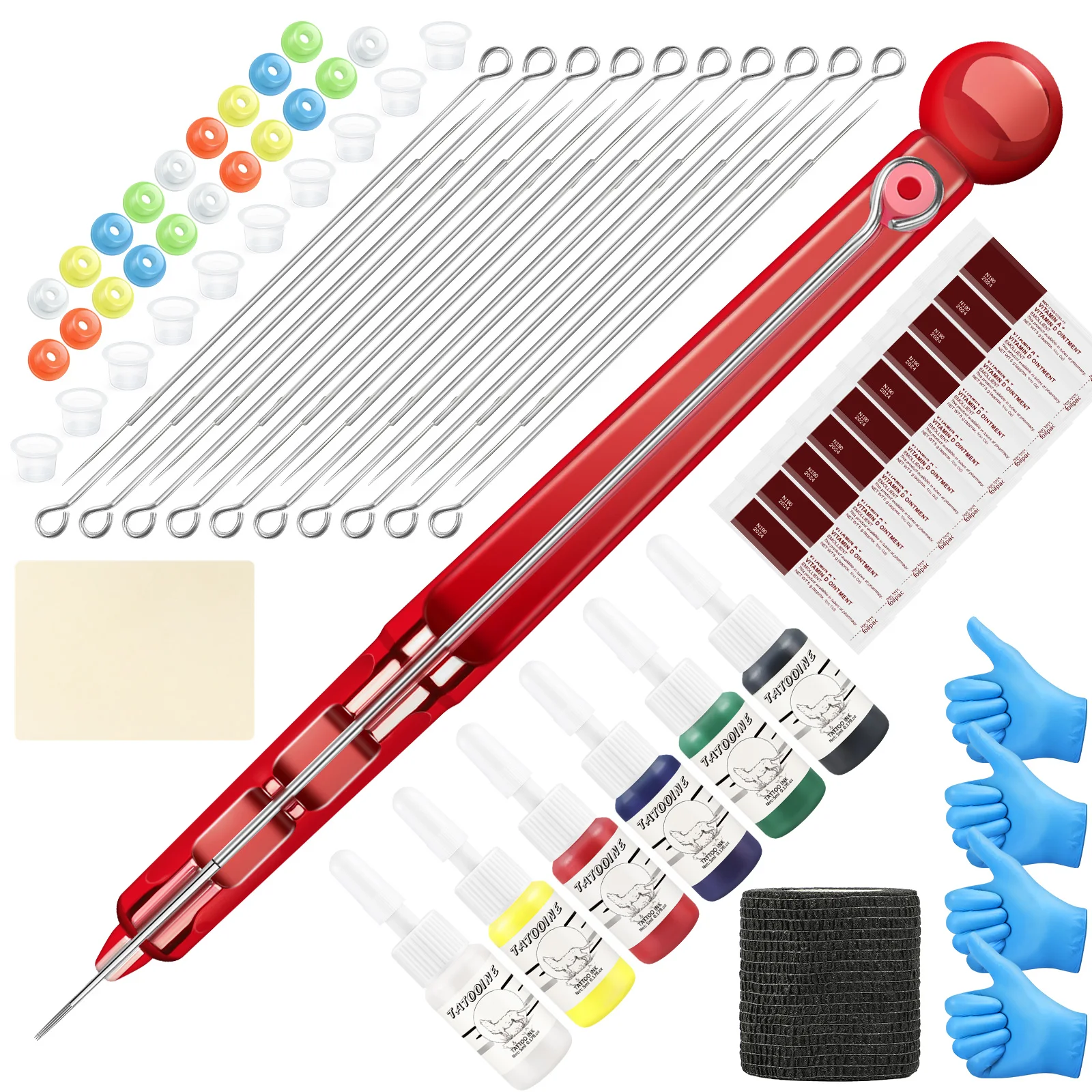

Tattoo Hand Poke Pen DIY Needles Holder Tool Tattoo Kit DIY Tattoo Supply Tattoo Needles Set For Tattoo Artist Tools Set