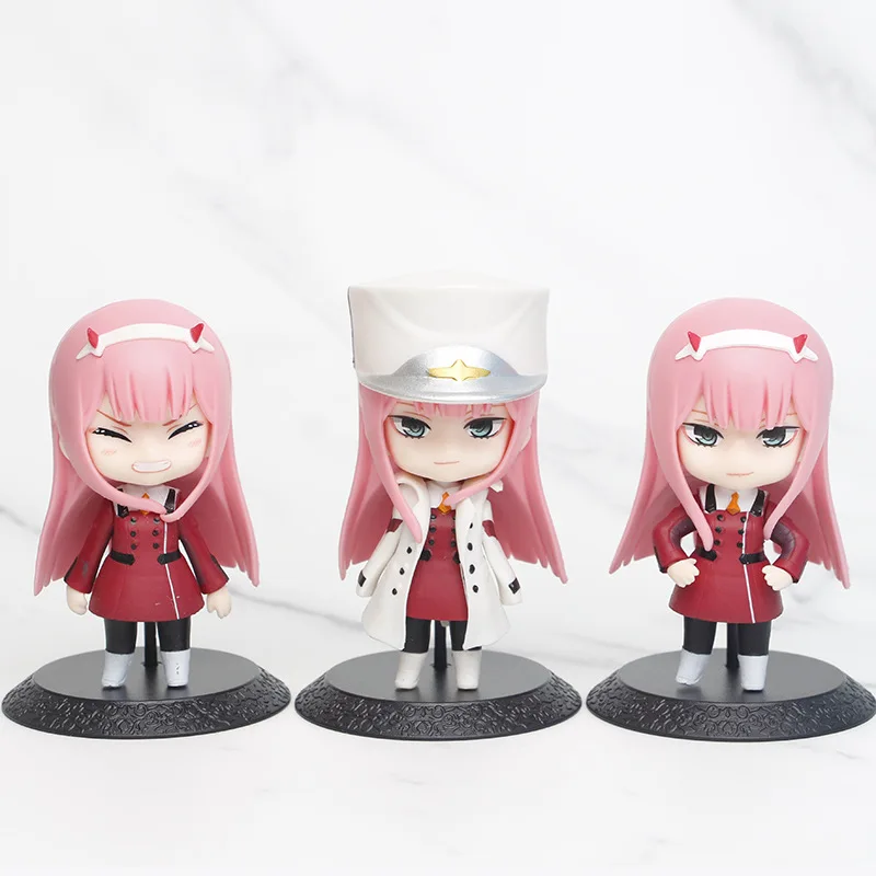 

10 cm Anime DARLING in the FRANXX Figure Toy Zero Two 02 PVC EXQ Ver Action Figures Model Toys Dolls Children