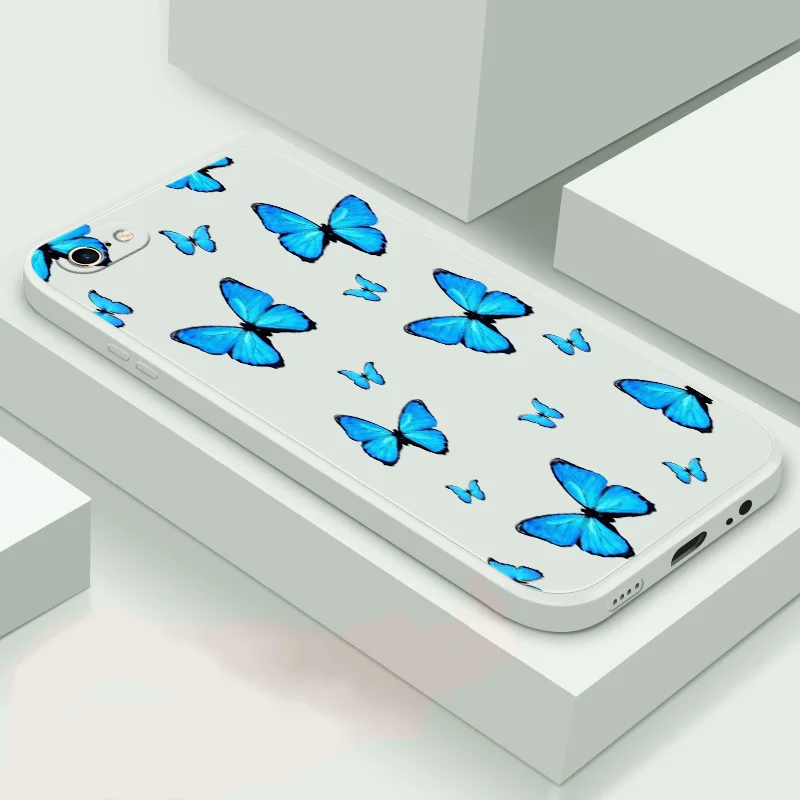 

For iPhone 6 6s 6 Plus 6s Plus soft case TPU silicone phone Shell Flower back cover phone case