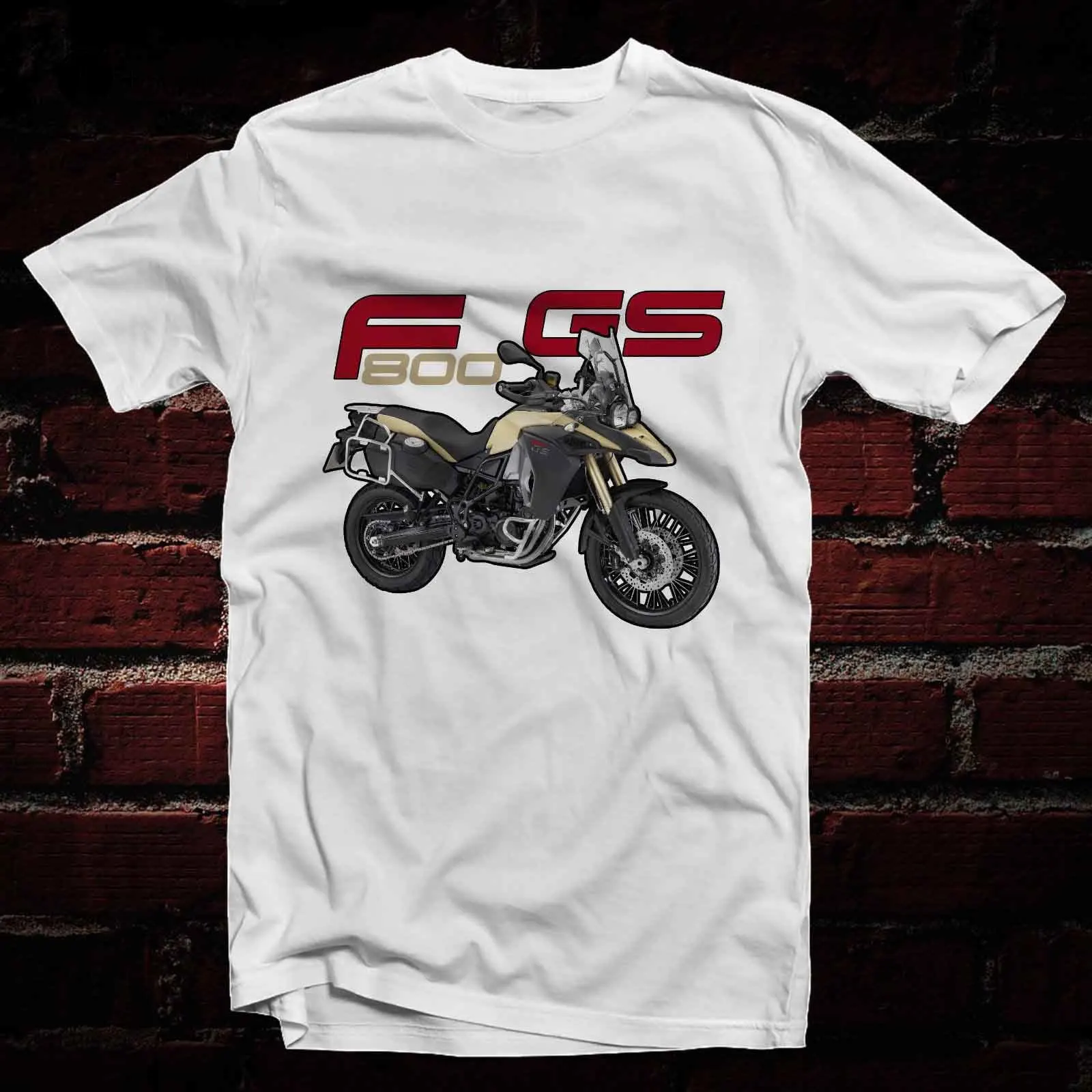 

New Casual Cool Tee Shirt Hot New Germany Motorcycles F800 Gs Adverture T-Shir T Shirt Only Size S-3Xl Hot Sale T-Shirt Unisex