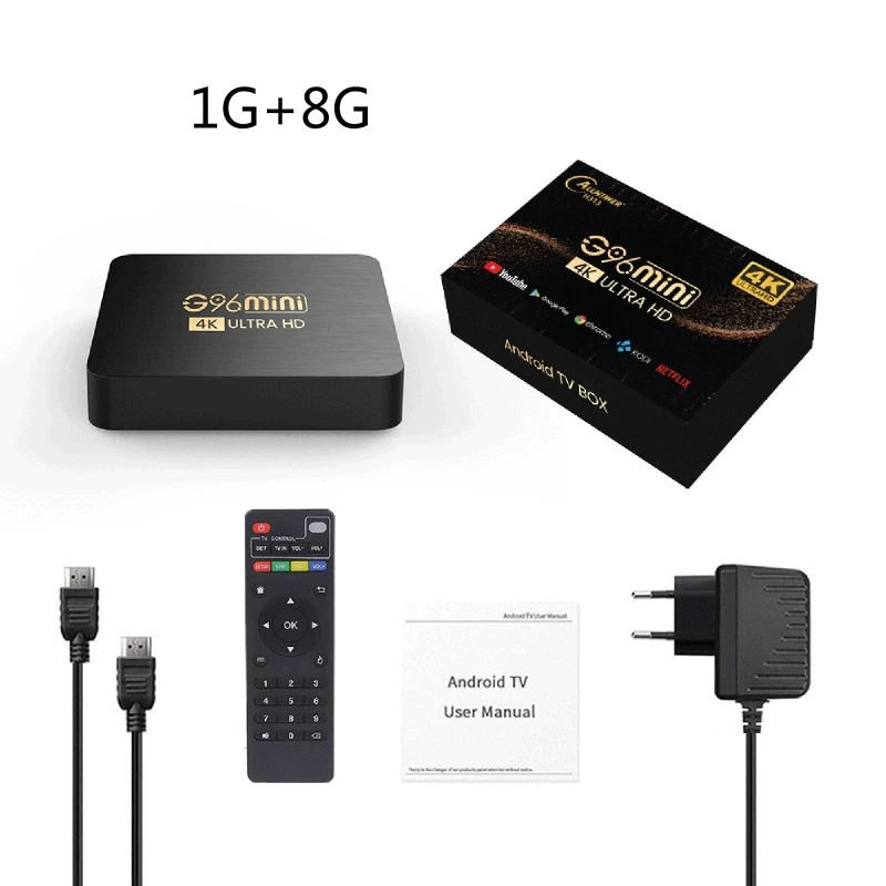 

G96 mini TV Box High Defination Network Set-top Box Android 11.0 H313 Chip Media Player for hdTV DVD Home Theater