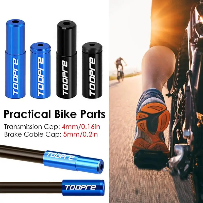 

10 шт./комплект, колпачки для тормозного троса велосипеда, 4 мм, 5 мм