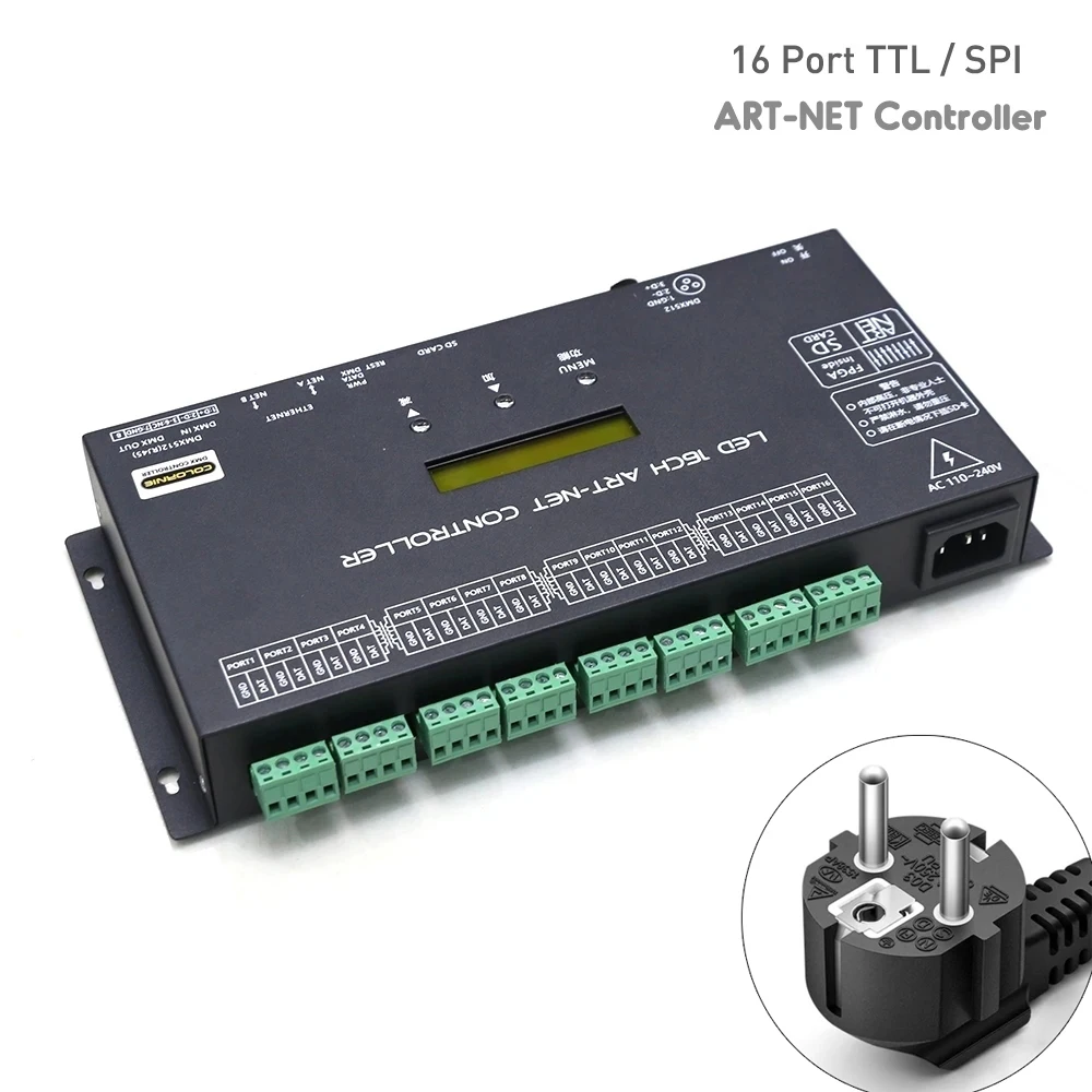 COLORNIE RGB Контроллер ART-NET 16 портов