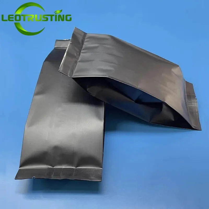 

100 шт., черные сумки из алюминиевой фольги Leotrusting