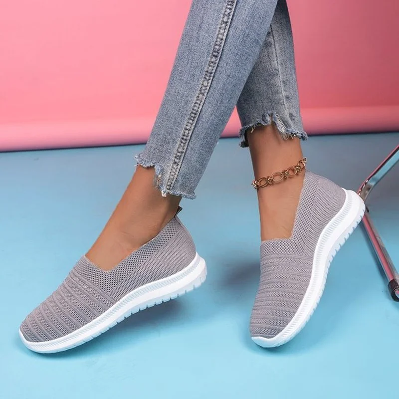 

Женская обувь на плоской подошве, сетчатая дышащая повседневная обувь для квартиры, удобная медицинская обувь розового цвета, новинка 2022, з...