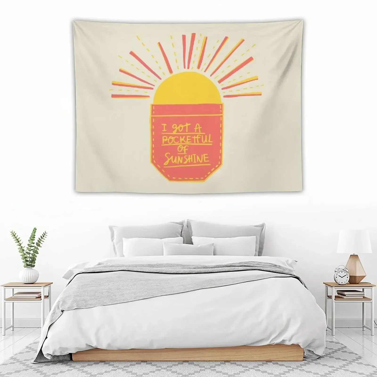 Гобелен Pocketful of Sunshine домашние украшения эстетическое украшение настенное для