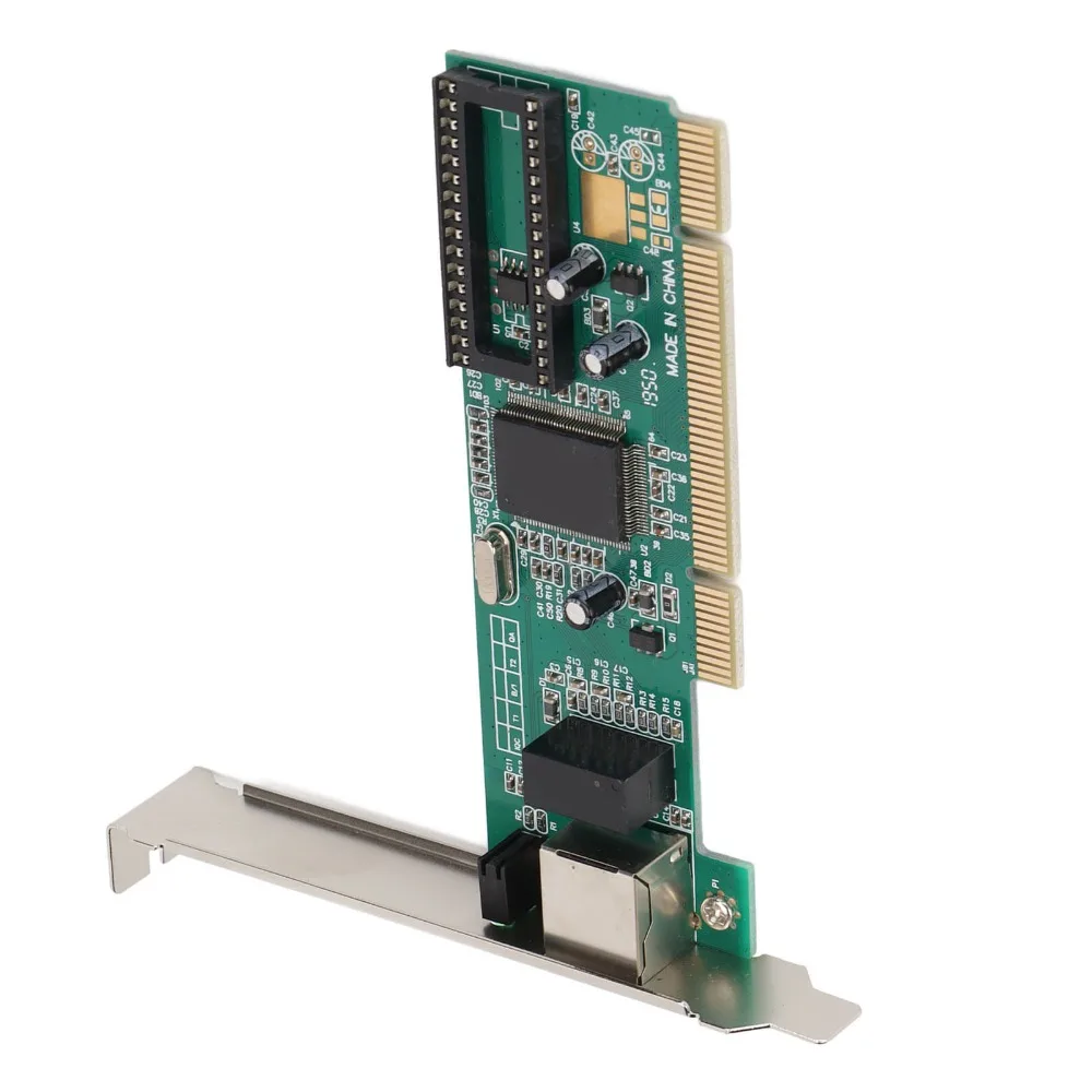 Фото Сетевая карта PCI Gigabit на чипе RTL8169: стабильная работа, высокоскоростная передача данных, Ethernet-карта PCI с одним портом RJ45 для игровых ПК №3