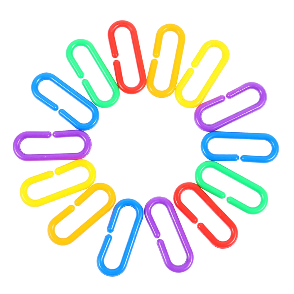 

Clip Hooks Chain Link: Interchangeable Rainbow Links 150pcs for Classroom Playroom Toddler Children Educational Learning Toys