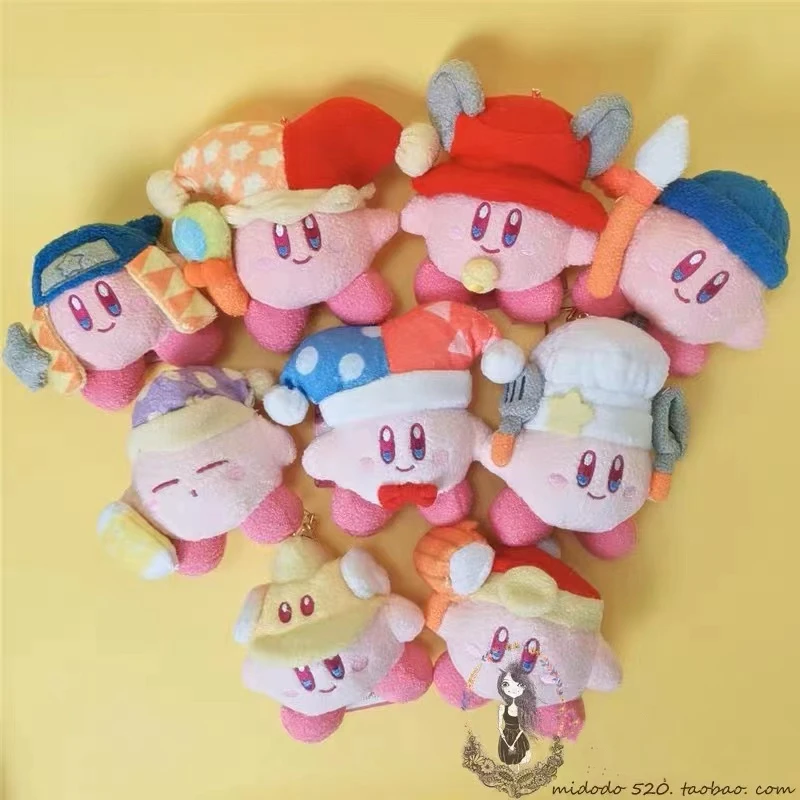 

Милый брелок Takara Tomy Kawaii Pink Star Kirby ваддл ди приключения в виде животного брелок мягкий плюшевый брелок куклы игрушки