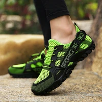 unisex wading shoes mesh outdoor water shoes summer men women antiskidding lace up swimming for couple