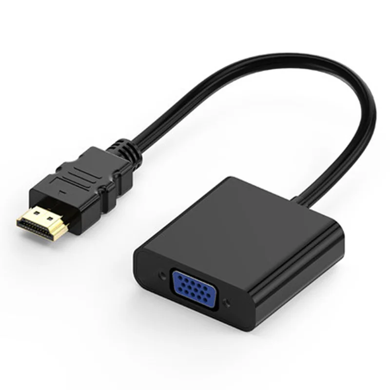 

1080P HDMI-compatible to VGA Adapter Digital to Analog Converter Cable For Xbox PS4 PC Laptop TV Box to Projector Displayer HDTV