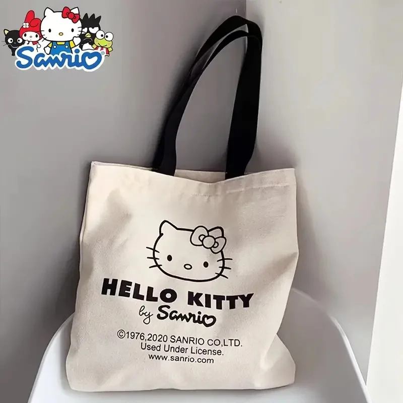 Холщовая Сумка Sanrio Hellokitty для женщин мультяшный подарок на день рождения