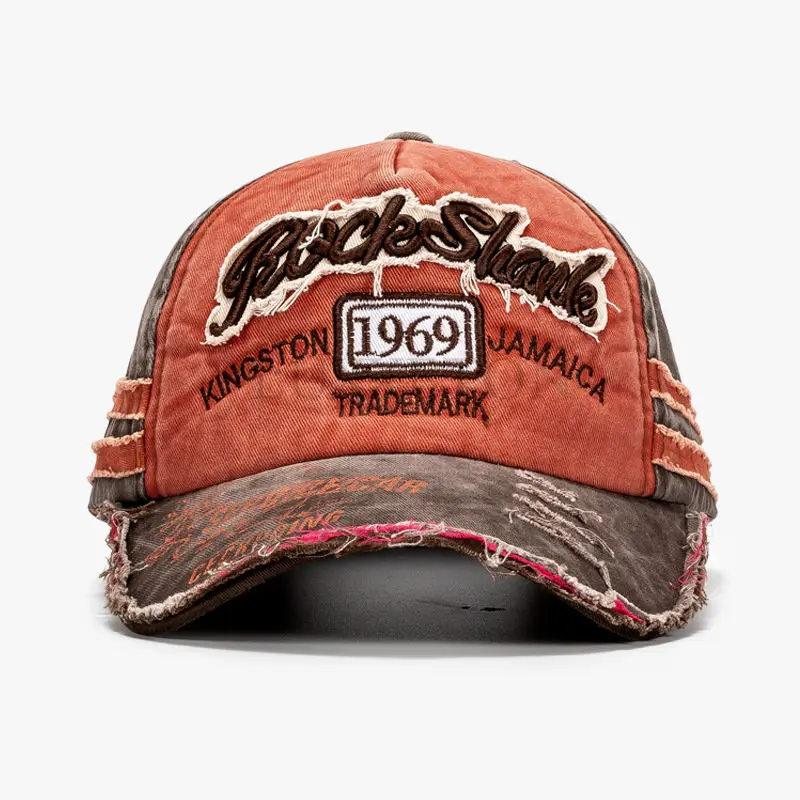 

Denim Baseball Hat Unisex Washed High Quality Snap Hat Summer Men's Hat Women's Hat 1969 Hat Wholesale Gorras LUXXETON