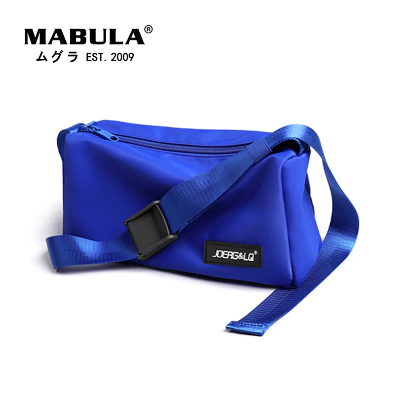 

MABULA Waterproof Nylon Sport Crossbody Bags Candy Color 2022 Trend New Women Shoulder Bag Unisex Cool Hobo Messenger Bag