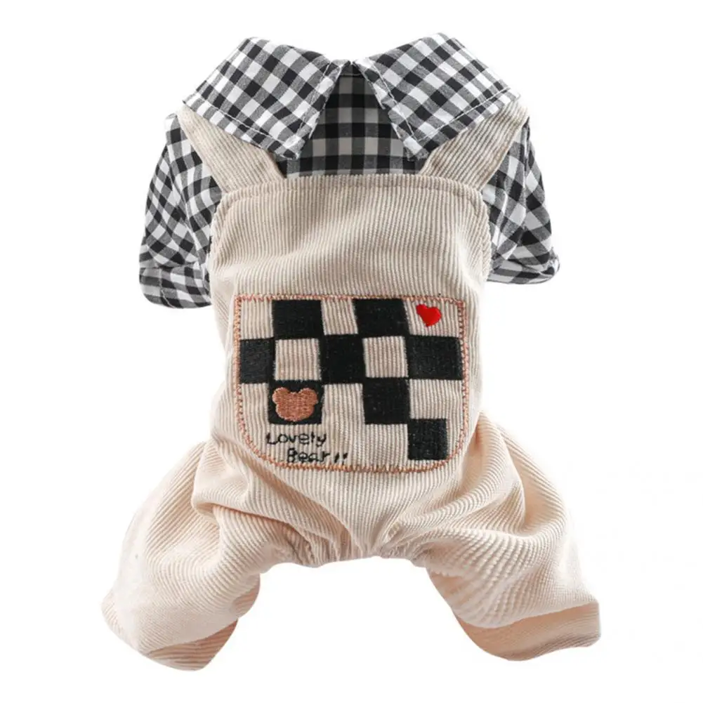 

Комбинезоны для котов из полиэстера с вельветовой текстурой