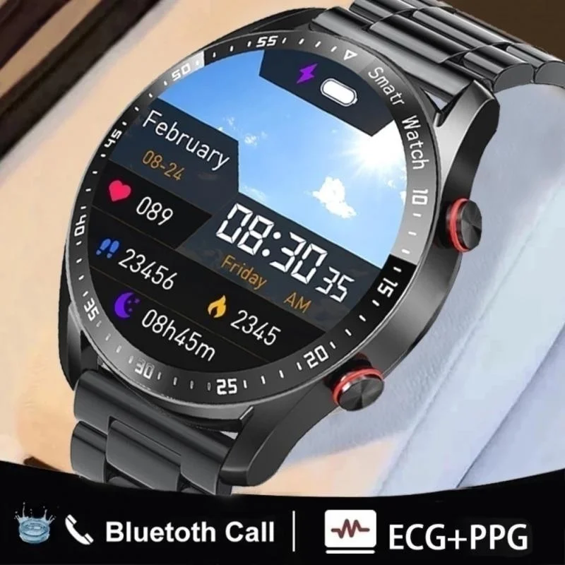 

New ECG+PPG Bluetooth Call Smart Watch Men Smart Clock Sports Fitness Tracker Smartwatch For Android IOS PK I9 Smart Watch Sale