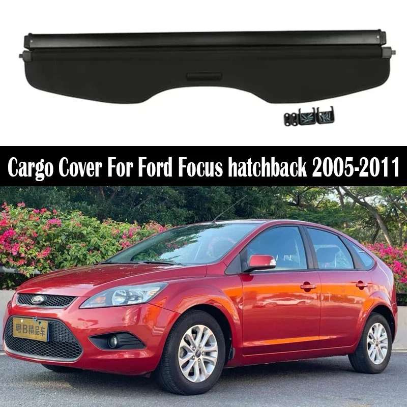 Новый! Задняя крышка багажника для Ford Focus хэтчбек 2005-2011 защитная шторка