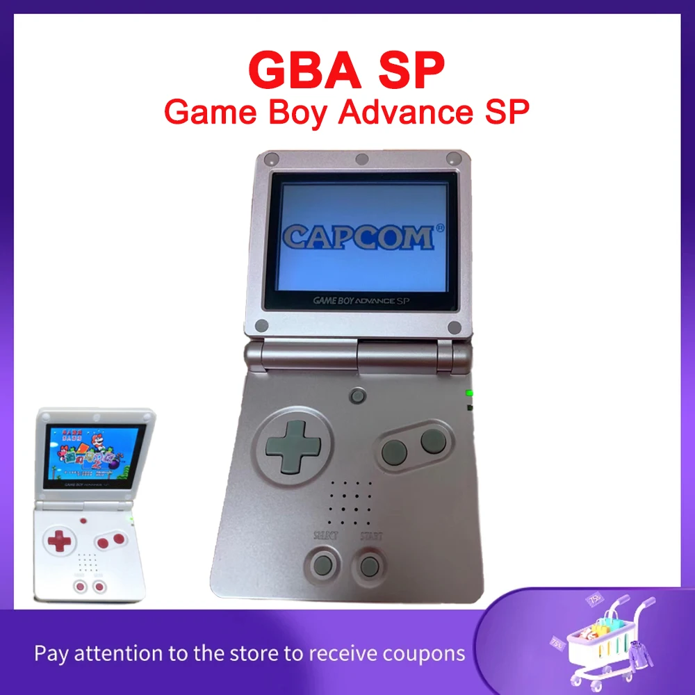 Обновленная портативная игровая консоль Game Boy Advance SP GBA Gameboy IPS LCD/оригинальный