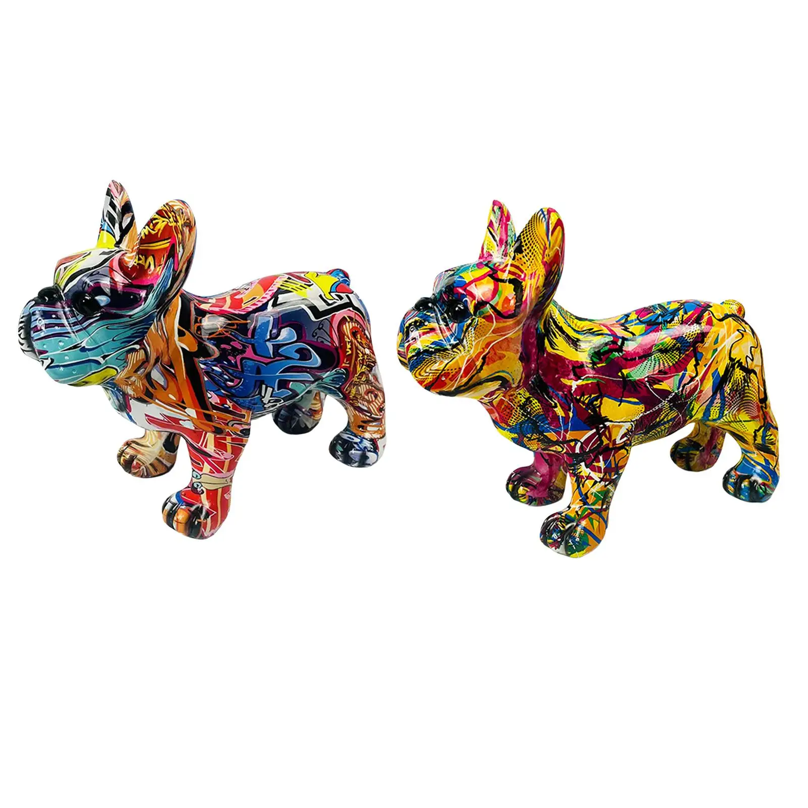 

Statue Dog Sculptures Handmade Decorative Tabletop Figurines for Entrance Indoor