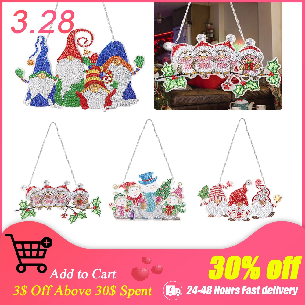 Озорной гном кукла DIY алмазная живопись аппликация Стразы акриловая