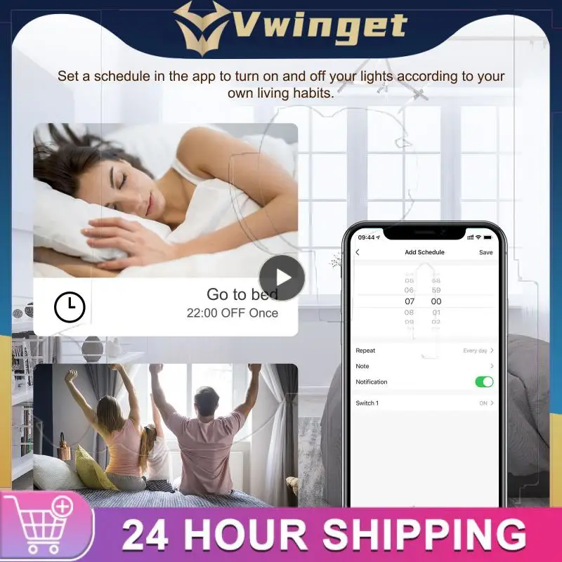 

Universal Breaker Smart Switch Module Timer Timer Relay Automation Mini Wifi Switch Support 2-way Control 10a Diy 1 2 3 4 Gang