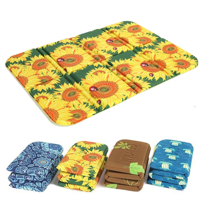 

Portable Beach Camping Hiking Mat Foldable Small Picnic Mats Waterproof Moisture-proof Pad Outdoor XPE Folding Cushion 캠핑 Seat