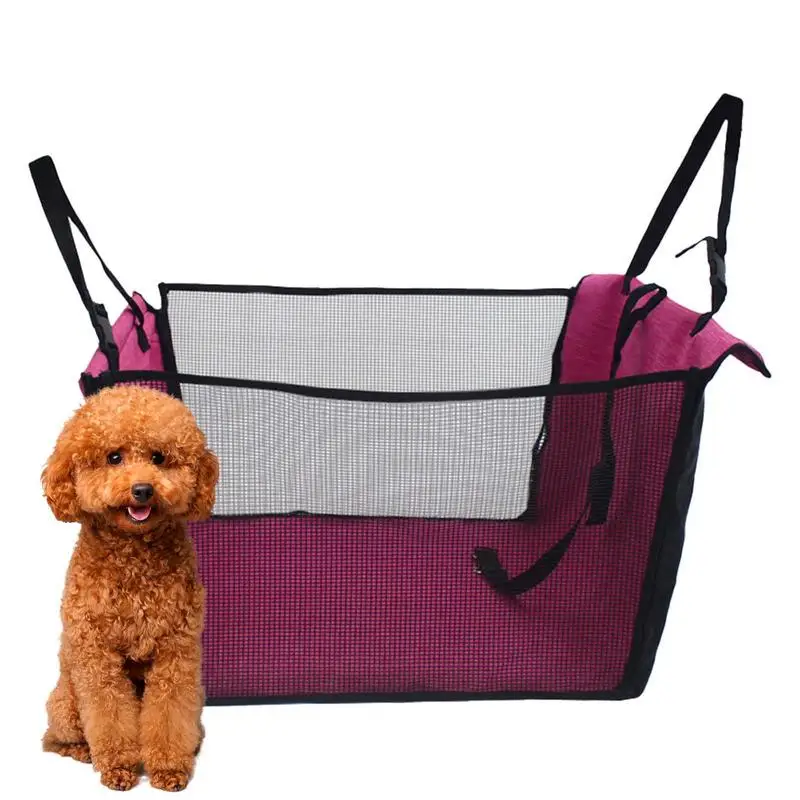 

Pet Car Booster Seat Carrier Washable Travel Cags Waterproof Basket Folding Hammock Bag 60*50*35cm/23.6*19.7*13.8in Waterproof