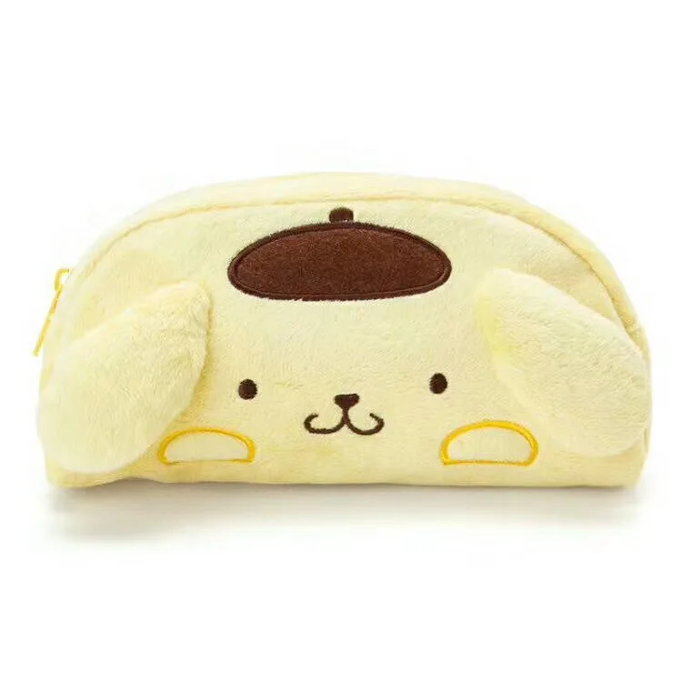 Cartoon Plush Pencil Bag Storage Bag Cinnamoroll Babycinnamoroll Cosmetic Bag Storage Portable  purse