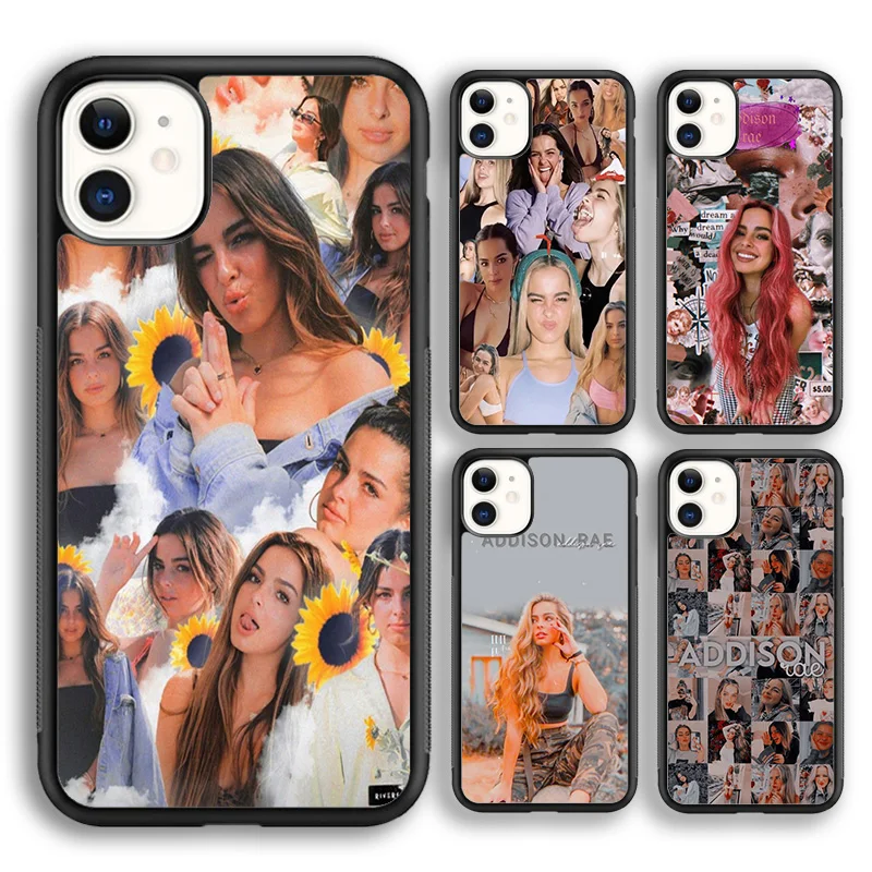Мягкий чехол для телефона Addison Rae для iPhone 14 XR X XS Max 5S 6S 7 8 Plus SE 2020 11 12 13 Pro Max Mini, чехол для телефона