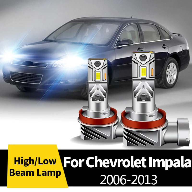 2 шт. автомобильные CANbus светодиодные фары дальнего света ближнего света/лампы