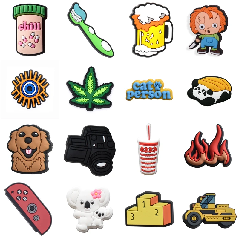 

Shoe Charms Men Para Pins Women Charm Wholesale Bulk Set Jeans Decorations for Crocs Girl Gifts Packs Shoes Accessories Kids Boy
