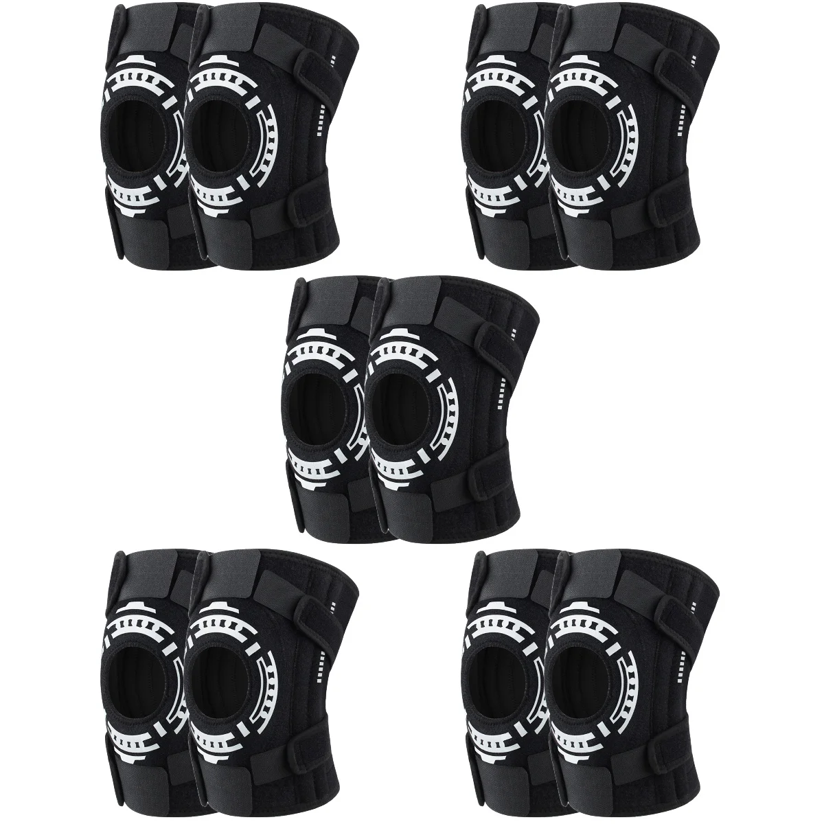 10 Pcs  Sports Knee Brace Meniscus Stabilizer Knee Brace Patella Knee Brace Stabilizer Patella Strap Sports Supply