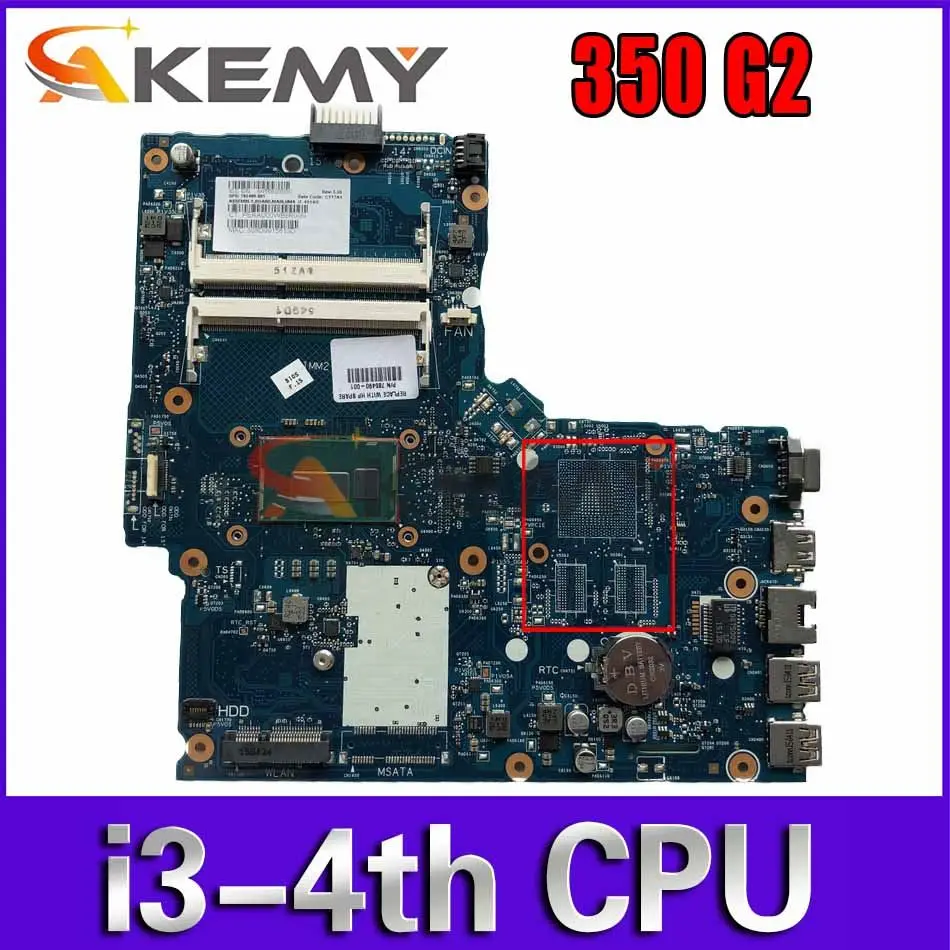 

Бесплатная доставка материнской платы для ноутбука 350 G2 801977-001 6050A2677201-MB-A01 с процессором i3-4, 100% хорошо работает