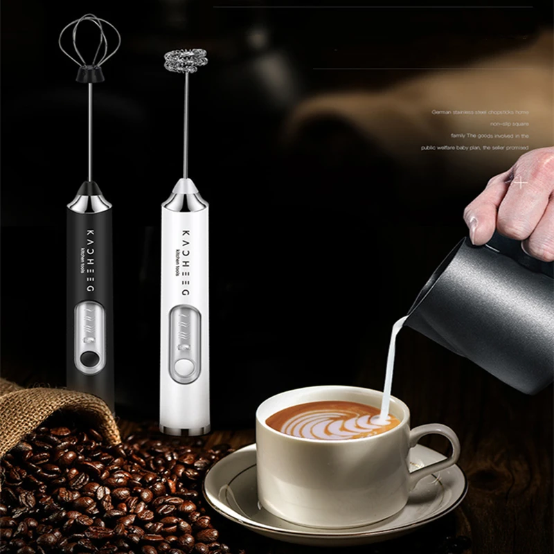 

Milk Frother Handheld Mixer Foamer Coffee Maker Egg Beater Chocolate Cappuccino Stirrer Mini Portable Blender Kitchen Whisk Tool