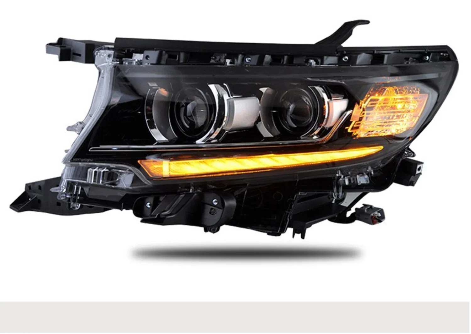 Автомобильные все светодиодные фары в сборе для 18-19 TOYOTA LAND CRUISER PRADO передняя фара с