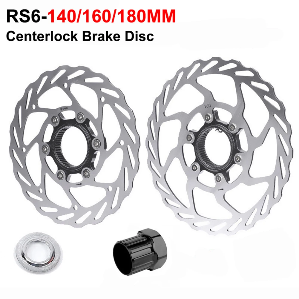 

MTB Road Bike Centerlock Disc Brake Rotors 140mm/160mm/180mm Bicycle Heat Dissipation Hollow Disc Lock Road Bike Parts