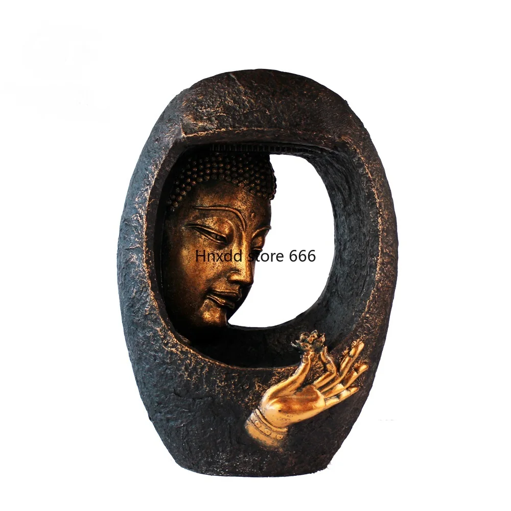 Modern Chinese Rulai Amitabha Buddha like flowing water ornament