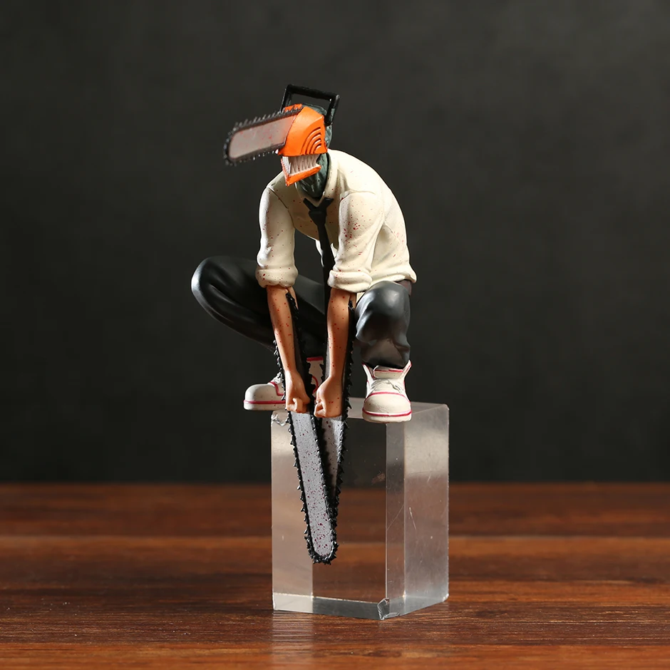 

15 см цепная пила Denji конечный фигурка аниме статуя украшение модель собирать игрушки