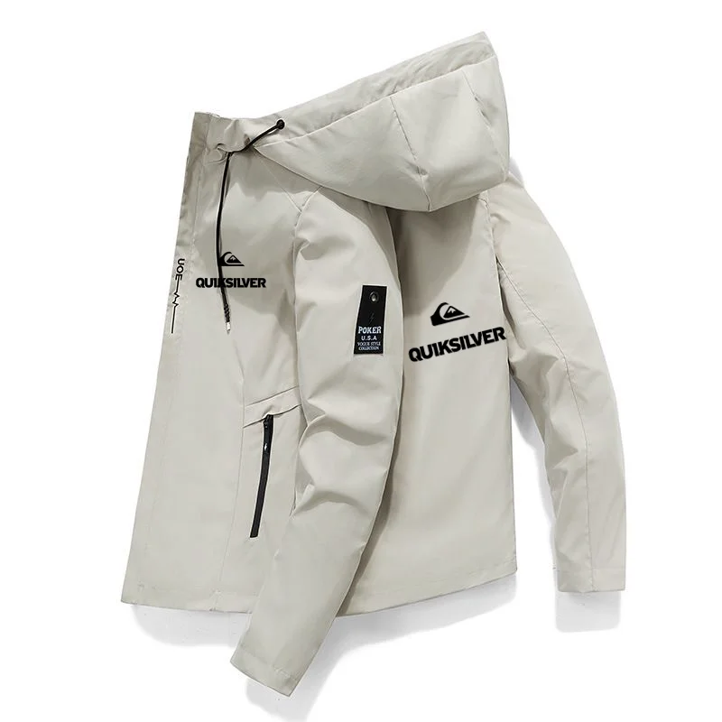 

Новинка 2023, мужская одежда Quiksilver, уличная куртка для кемпинга, альпинизма, Мужская дышащая водонепроницаемая толстовка, ветровка Adventur