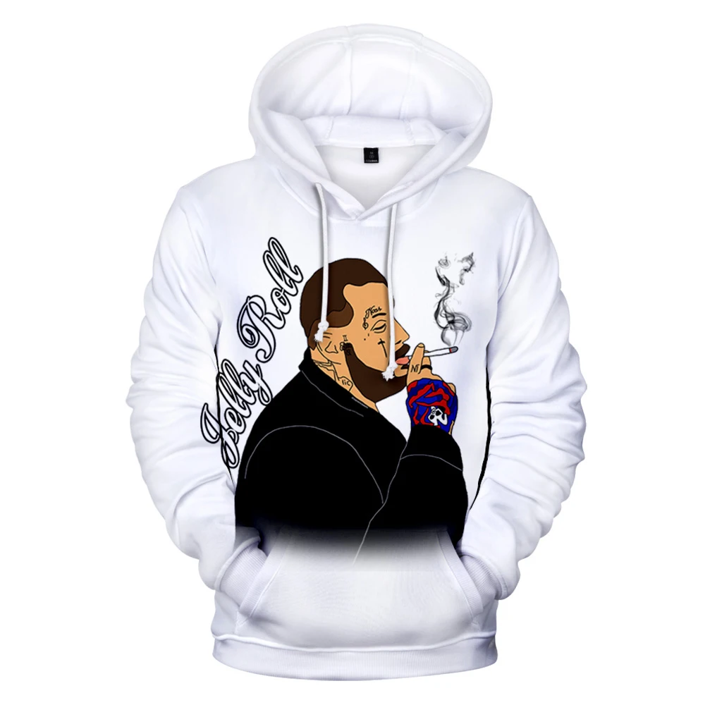 

Jelly Roll 3D Print Men Hoodie Fashion Women Hoodies Sportswear Kids Hooded Streetwear Women/Men The Hooded Je 100-4XL Oversized
