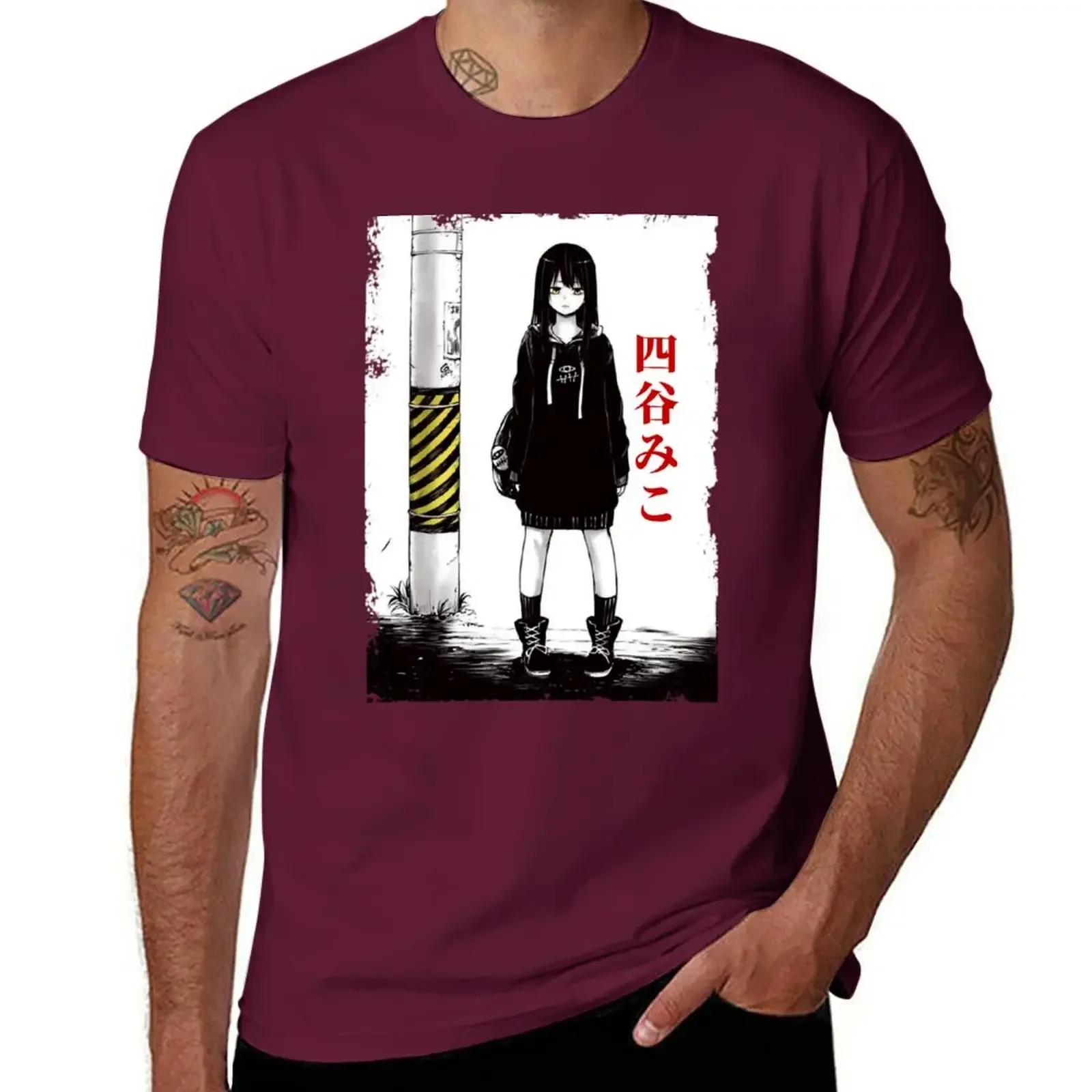 Футболка Miko Yotsuya измерико Чан заготовки Мужская футболка наряды для мужчин