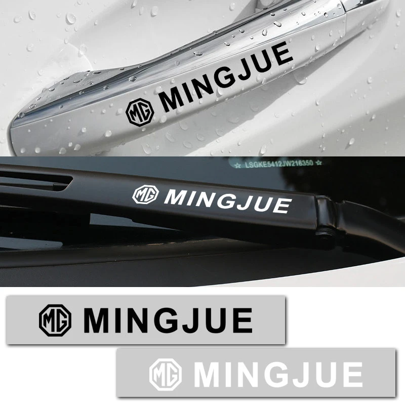 

4pcs Car Vinyl Pvc Door Handles Wiper Stickers Decals Auto Accessories for MG TF ZR EV GS EZS RX5 ZT 3SW Saloon ZS MG5 MG6 GT HS