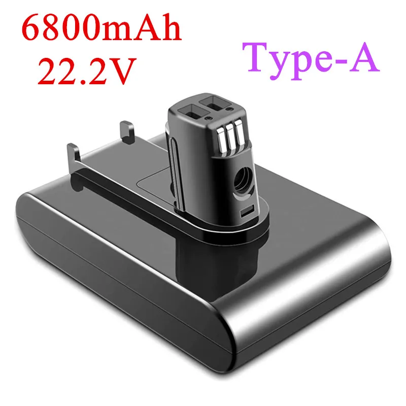 

6800mAh Typ A Ersatz Batterie Kompatibel mit DC31 DC34 DC35 DC44 (Nicht Fit Typ B, DC44 MK2)917083-01 22,2 V Batterie Vakuum
