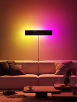 modern rgb led wall lamp living room decoration colorful bedroom bedside lights dining indoor lighting dimmable
