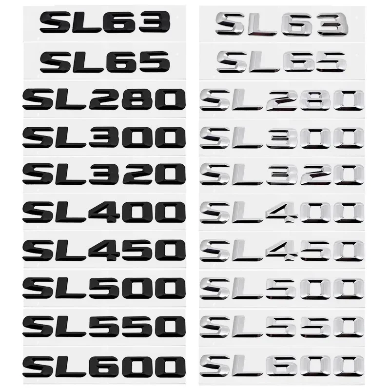 Наклейка с эмблемой заднего багажника и логотипом для R129 R230 R231 SL63 SL65 SL230 SL250 SL350 SL450