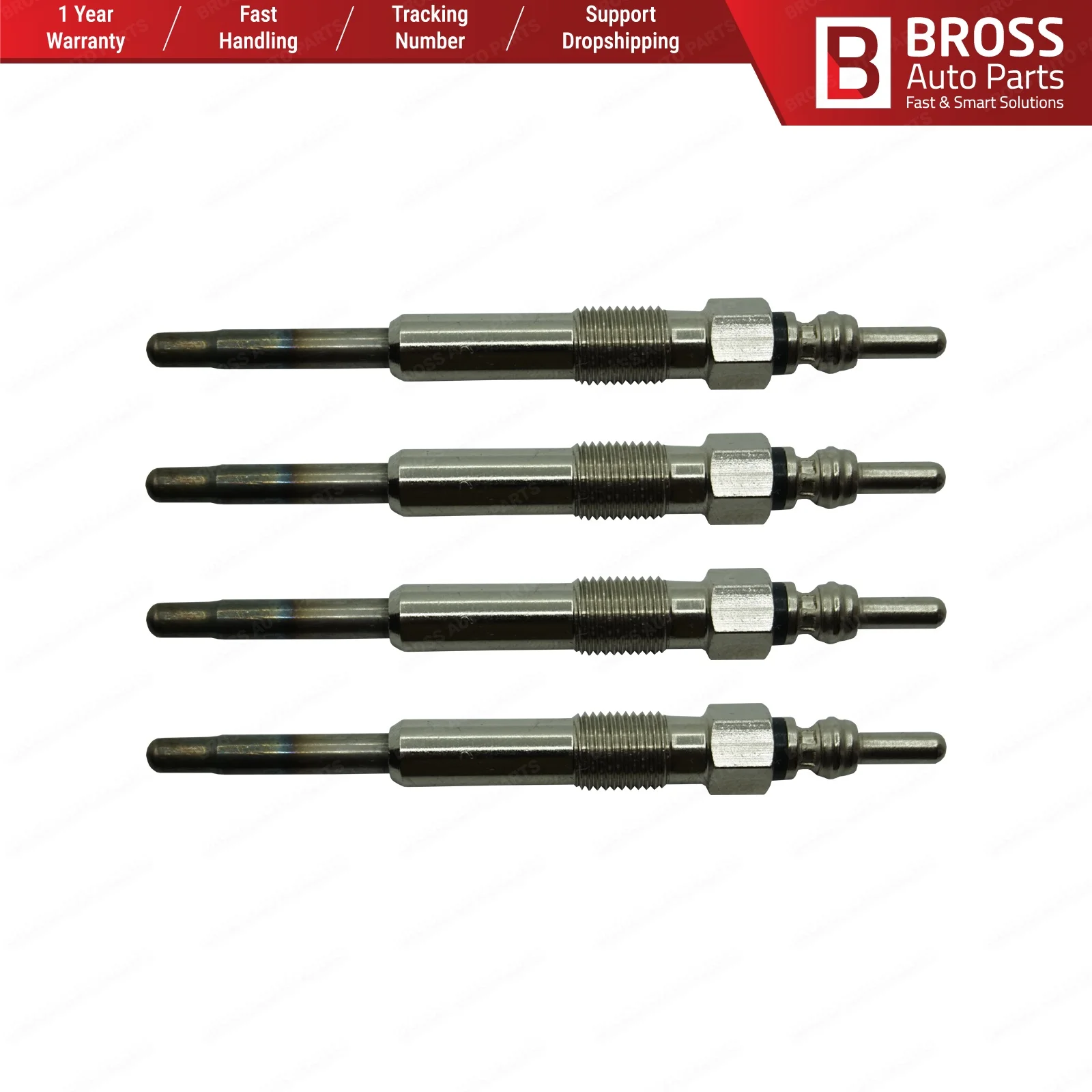 Bross Авто Запчасти BGP23 1 4 шт. нагреватель свечение Вилки GX98 N10579202 GN046 для VW Audi сиденье