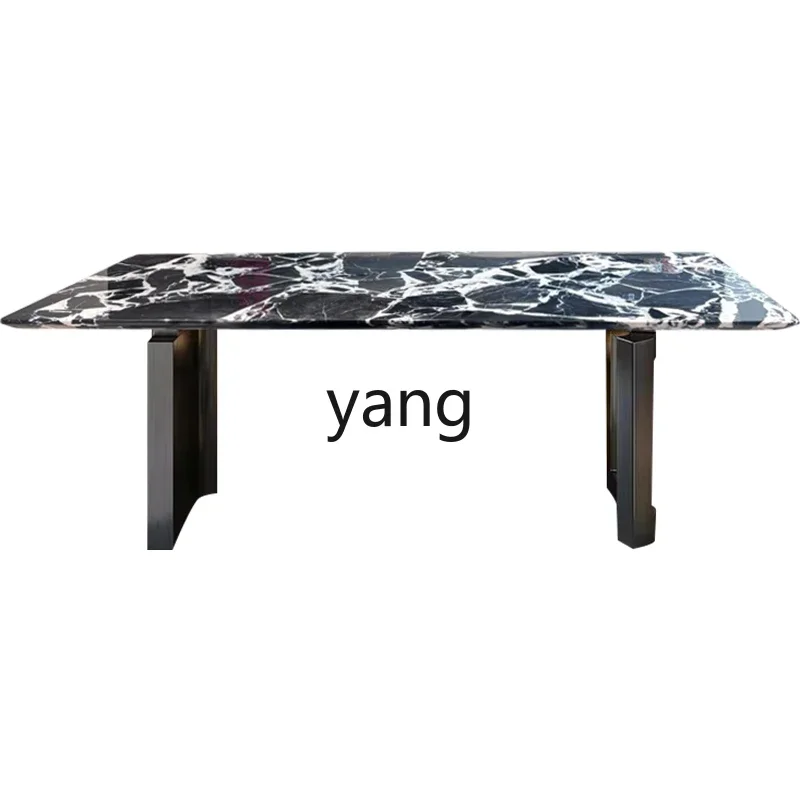 XYY мраморный обеденный стол и стулья современный прямоугольный большой плоский